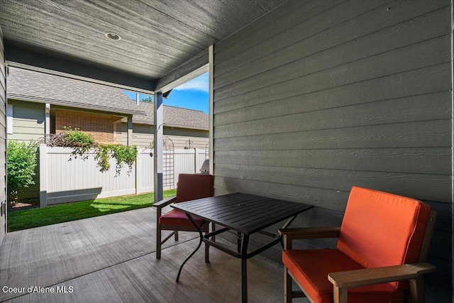 1232 W Grove Way, Coeur Dalene, ID 83815 - deck featuring a patio area and outdoor dining area