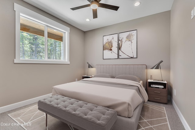 32926 N 10th Ave, Spirit Lake, ID 83869 - carpeted bedroom with recessed lighting and ceiling fan