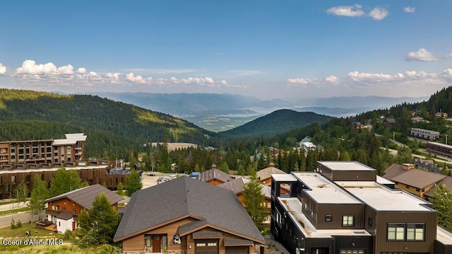 98 Chutes Ln, Sandpoint, ID 83864 - view of mountain background featuring a heavily wooded area