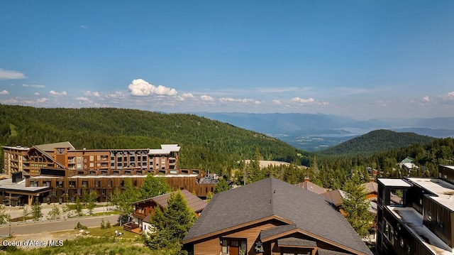 98 Chutes Ln, Sandpoint, ID 83864 - view of mountain backdrop featuring a forest