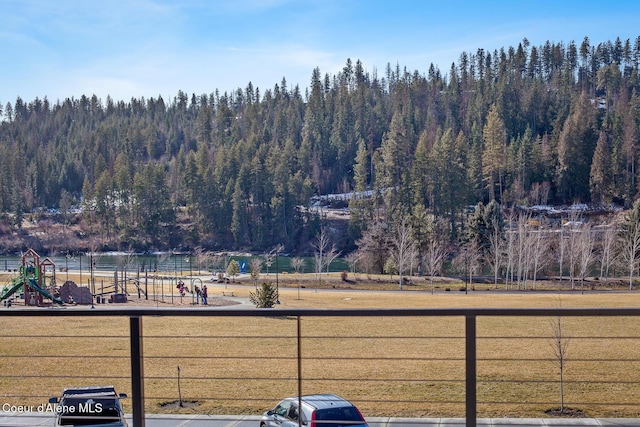 2492 N Atlas Rd, Coeur Dalene, ID 83814 - view of yard with a forest view