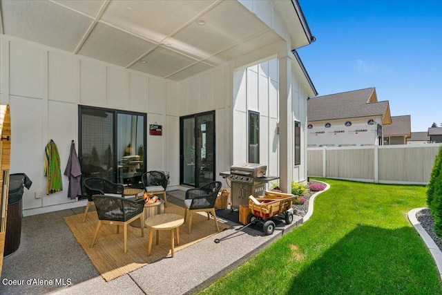 9137 N Raintree Ln, Hayden, ID 83835 - view of patio featuring a grill