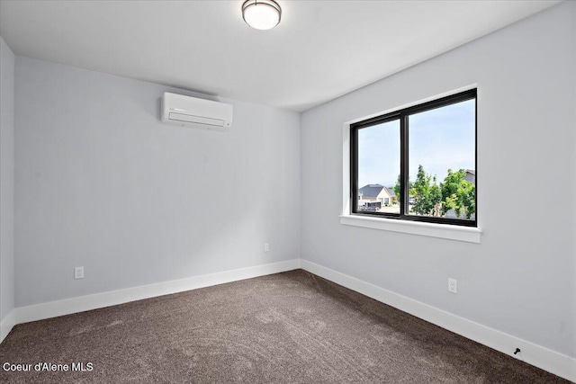 9137 N Raintree Ln, Hayden, ID 83835 - empty room featuring a wall unit AC and carpet