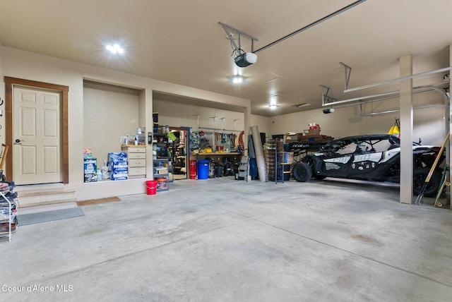 13408 E Copper River Ln, Spokane, WA 99206 - garage featuring a garage door opener