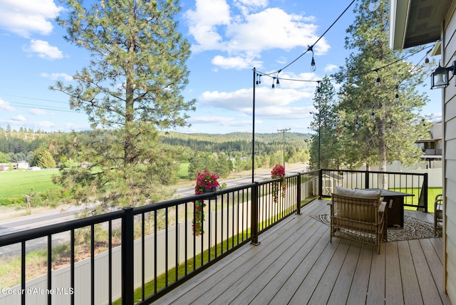 13408 E Copper River Ln, Spokane, WA 99206 - view of wooden deck