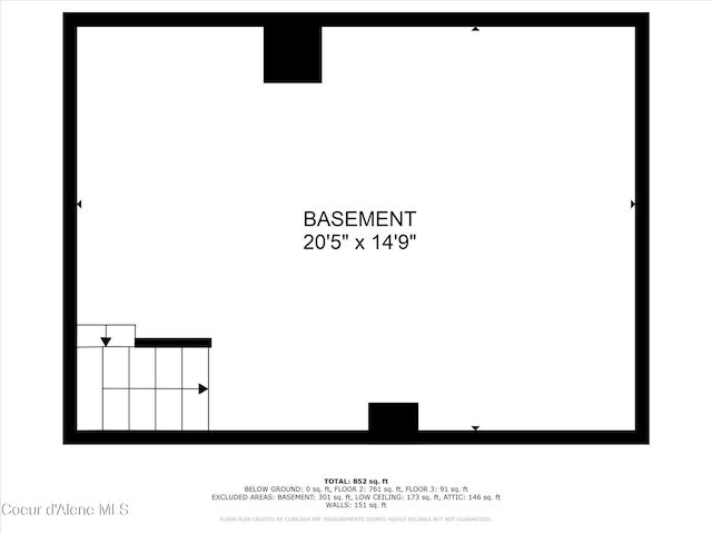 1505 N 3rd, Coeur Dalene, ID 83814 - view of room layout