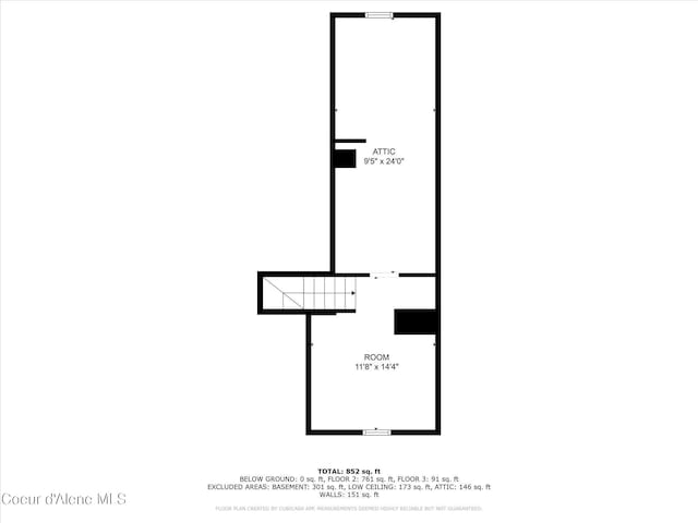 1505 N 3rd, Coeur Dalene, ID 83814 - view of home floor plan