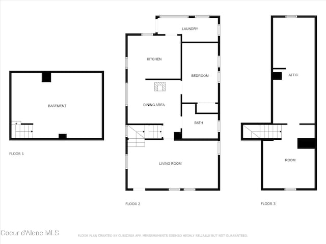 1505 N 3rd, Coeur Dalene, ID 83814 - view of home floor plan