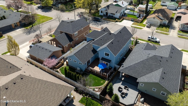 1121 E Indiana Ave, Coeur Dalene, ID 83814 - aerial perspective of suburban area