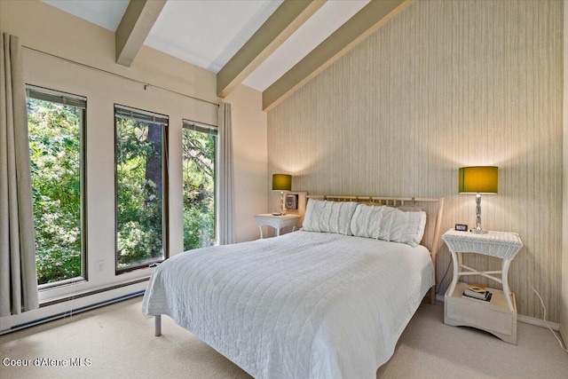 5276 W Racquet Rd Unit 9, Rathdrum, ID 83858 - bedroom featuring baseboard heating, carpet, and multiple windows