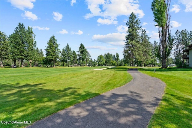 5276 W Racquet Rd Unit 9, Rathdrum, ID 83858 - view of home's community with a lawn and view of scattered trees