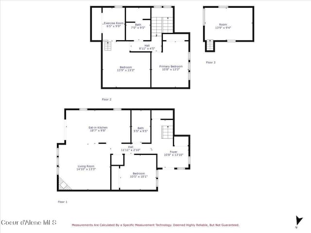 5276 W Racquet Rd Unit 9, Rathdrum, ID 83858 - view of home floor plan