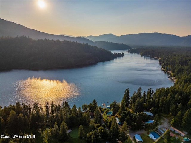 5276 W Racquet Rd Unit 9, Rathdrum, ID 83858 - water view featuring mountains