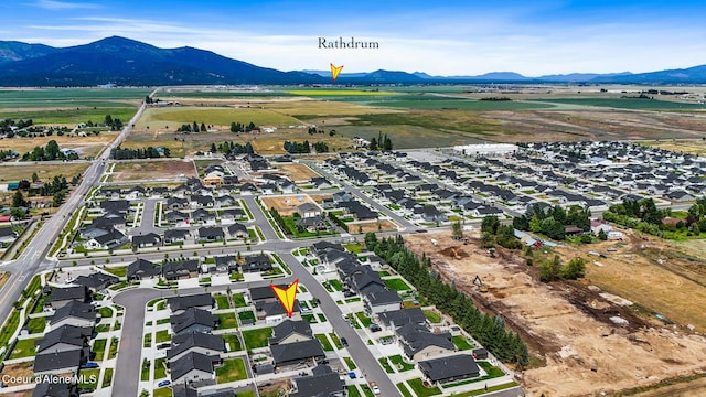 3631 N Britton Rd, Post Falls, ID 83854 - view of property location featuring a mountain backdrop and nearby suburban area