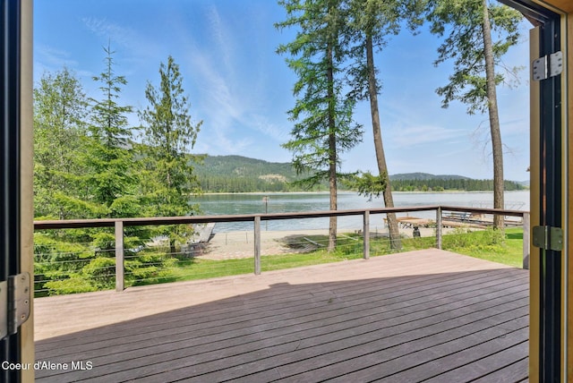 527 W Seneacquoteen, Priest River, ID 83856 - deck featuring a water view