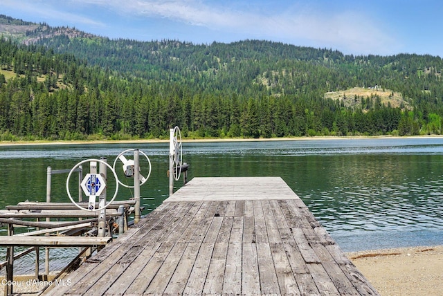 527 W Seneacquoteen, Priest River, ID 83856 - dock featuring a forest view and a water view