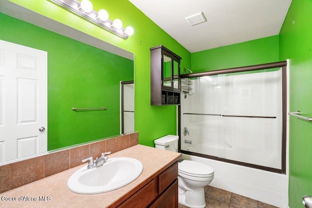 8136 Salmonberry Lp, Hayden, ID 83835 - full bathroom featuring vanity and combined bath / shower with glass door
