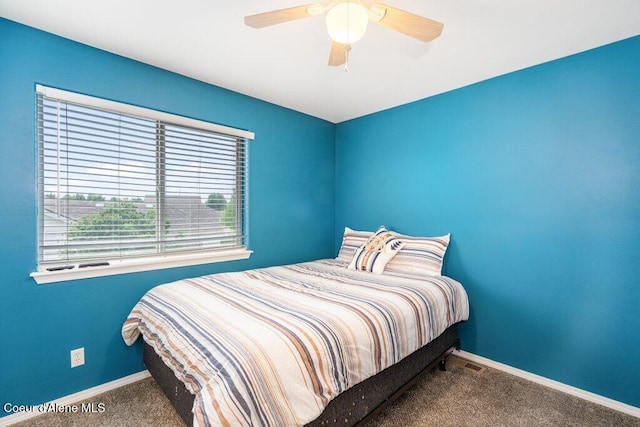 8136 Salmonberry Lp, Hayden, ID 83835 - bedroom with carpet and a ceiling fan