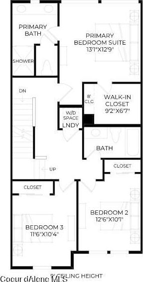 2728 W Lumber Ln Unit 11, Coeur Dalene, ID 83814 - view of room layout