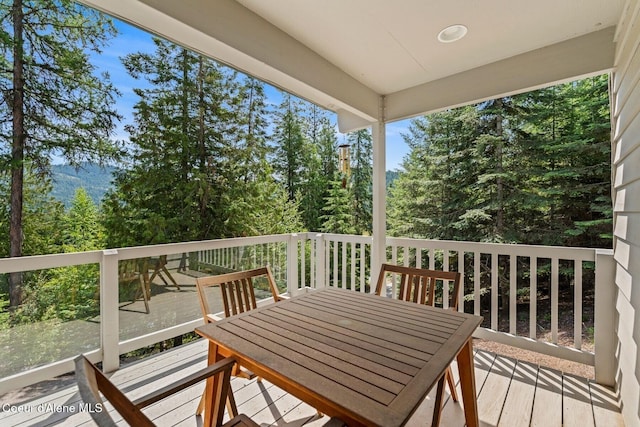 38 S Quail Run Unit B, Sandpoint, ID 83864 - deck with outdoor dining space