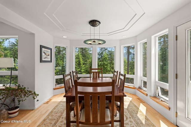 38 S Quail Run Unit B, Sandpoint, ID 83864 - dining space featuring light wood finished floors