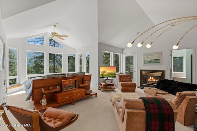 38 S Quail Run Unit B, Sandpoint, ID 83864 - sunroom / solarium featuring vaulted ceiling and carpet floors