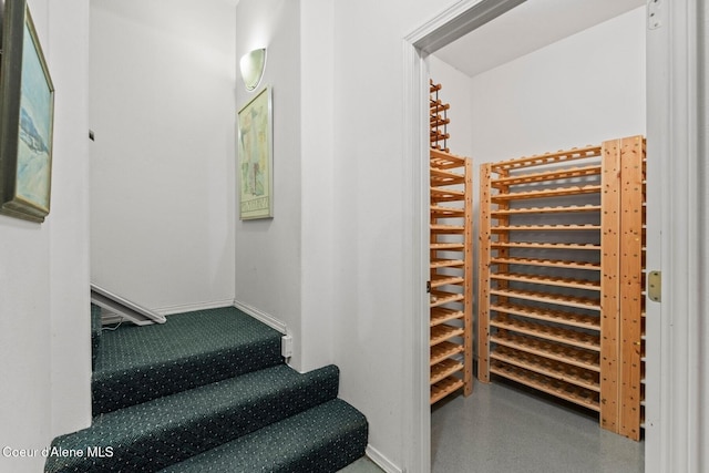 38 S Quail Run Unit B, Sandpoint, ID 83864 - stairway featuring baseboards