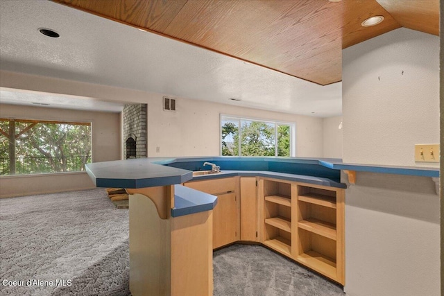 2699 E Packsaddle Dr, Coeur Dalene, ID 83815 - bar area with light carpet and recessed lighting