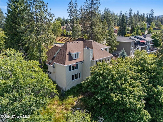 2699 E Packsaddle Dr, Coeur Dalene, ID 83815 - view from above of property featuring a tree filled landscape