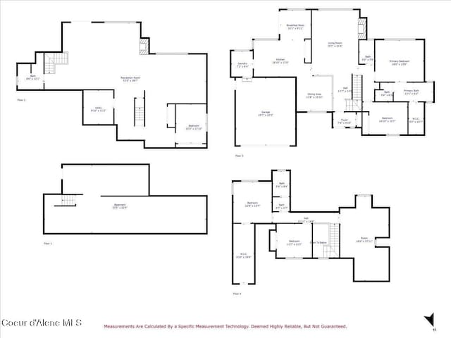 2699 E Packsaddle Dr, Coeur Dalene, ID 83815 - view of home floor plan