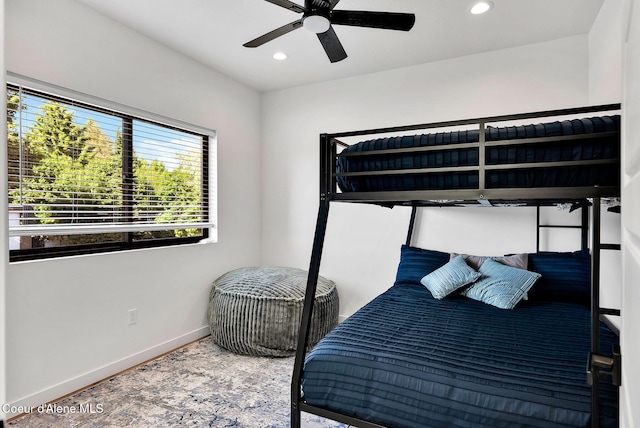 114 E Hattie, Coeur Dalene, ID 83814 - bedroom with recessed lighting and ceiling fan