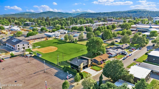 114 E Hattie, Coeur Dalene, ID 83814 - aerial perspective of suburban area with a mountain backdrop