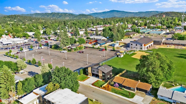 114 E Hattie, Coeur Dalene, ID 83814 - aerial perspective of suburban area featuring mountains