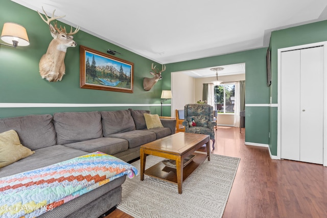 703 W Angus Ct, Post Falls, ID 83854 - living area with wood finished floors