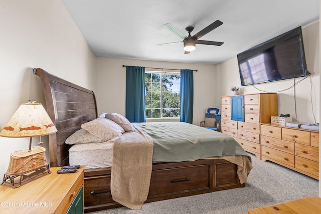 703 W Angus Ct, Post Falls, ID 83854 - carpeted bedroom featuring ceiling fan