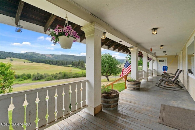 3297 Minaloosa Valley Rd, Plummer, ID 83851 - view of wooden porch