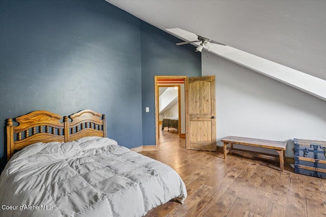 3297 Minaloosa Valley Rd, Plummer, ID 83851 - bedroom featuring wood finished floors and high vaulted ceiling