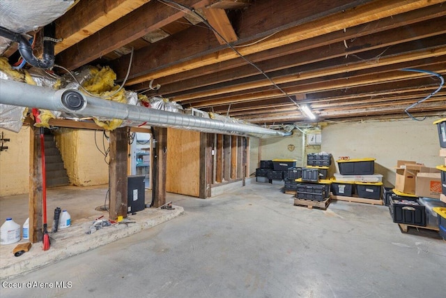 3297 Minaloosa Valley Rd, Plummer, ID 83851 - view of unfinished basement