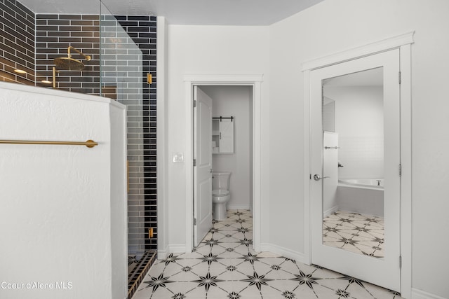 9433 N Justice Way, Hayden, ID 83835 - bathroom featuring a garden tub and a walk in shower