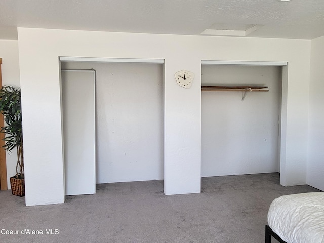 29222 N 1st St, Athol, ID 83801 - unfurnished bedroom featuring carpet floors and two closets