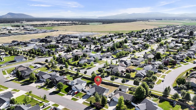 13388 N Polaris St, Rathdrum, ID 83858 - aerial overview of property's location with mountains