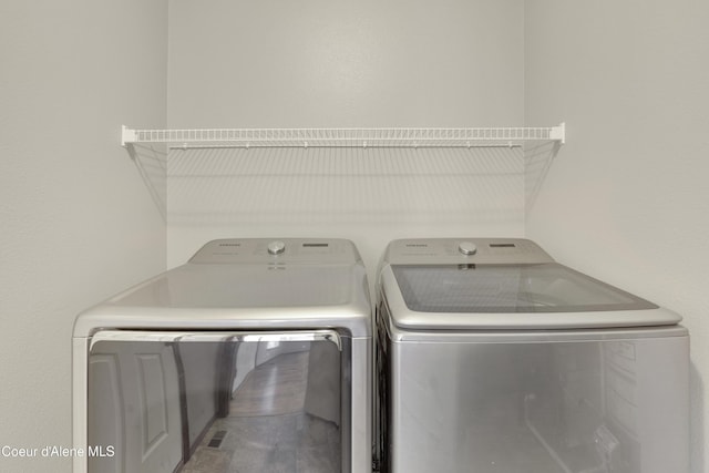13388 N Polaris St, Rathdrum, ID 83858 - laundry room featuring washer and dryer