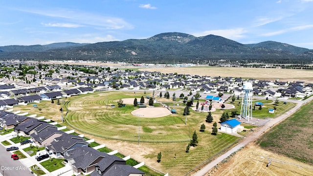 13388 N Polaris St, Rathdrum, ID 83858 - aerial view of residential area featuring mountains