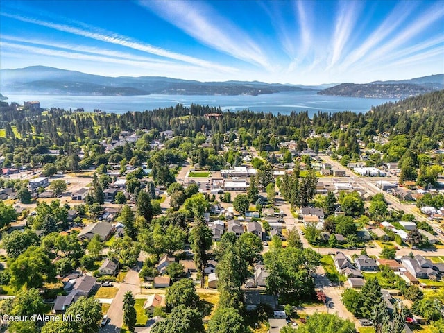 1613 E Coeur D Alene Ave, Coeur Dalene, ID 83814 - aerial view of a water and mountain view