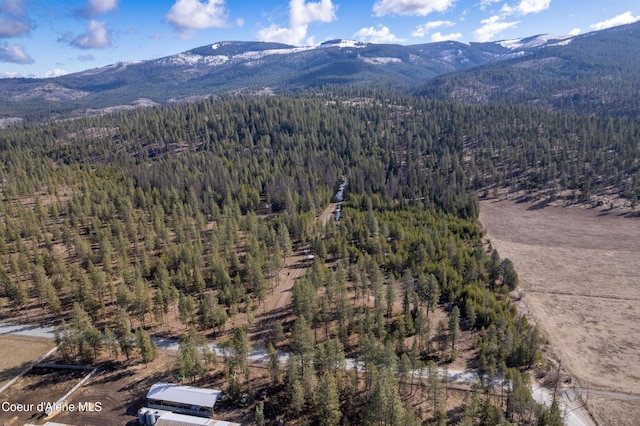 5341 Hoo Doo Loop, Oldtown, ID 83822 - drone / aerial view of a mountain backdrop