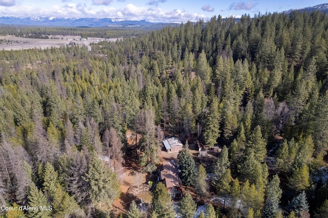 5341 Hoo Doo Loop, Oldtown, ID 83822 - aerial overview of property's location featuring mountains
