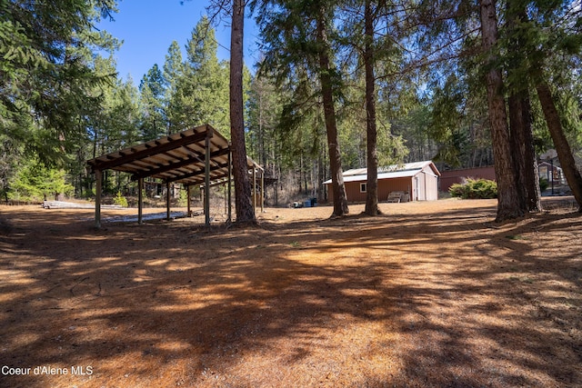 5341 Hoo Doo Loop, Oldtown, ID 83822 - view of yard featuring an outdoor structure
