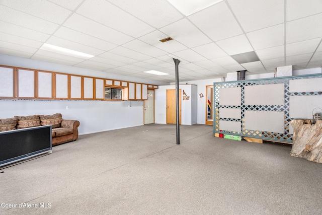 5341 Hoo Doo Loop, Oldtown, ID 83822 - finished basement with carpet and a drop ceiling