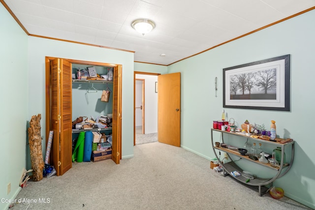 5341 Hoo Doo Loop, Oldtown, ID 83822 - bedroom with crown molding, carpet flooring, and a closet
