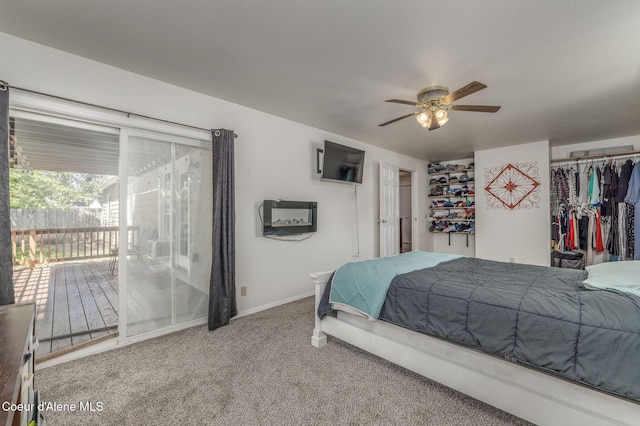 1814 E Jenny Lynn Ln, Coeur Dalene, ID 83815 - carpeted bedroom featuring a closet and a ceiling fan